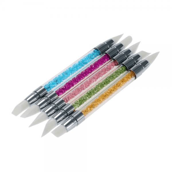 پک ۵عددی قلم طراحی ناخن سیلیکونی
